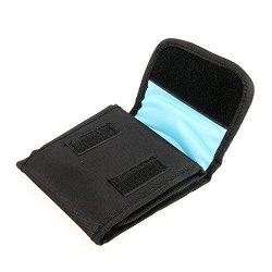 Bluebeach 3 Pockets Case Pouch Bag Wallet For Dslr Camera Lens Filter 25-86MM Uv Cpl Cokin