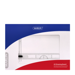 Marlin A3 Drawing Board Shockproof Plastic With Non-skid Feet