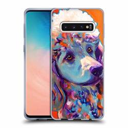 Official Dawgart Poodle Bonnie Dogs Soft Gel Case Compatible For Samsung Galaxy S10