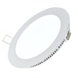 9W Round LED Panel Light - White 2 Pack