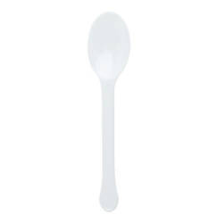 Tea Spoons Plastic White 1 X 500'S