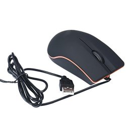 Office Computer Mice HP95 Tm Optical USB LED Wired Game Mouse Mice For PC Laptop Computer Black