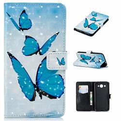 Abtory Huawei Y3 2018 Wallet Case Pu Leather Magnetic Snap Closure Case With Id And Credit Holder & Kickstand Function Protective Case For Huawei Y3 2018 2