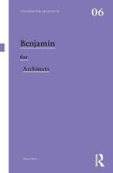 Benjamin For Architects paperback