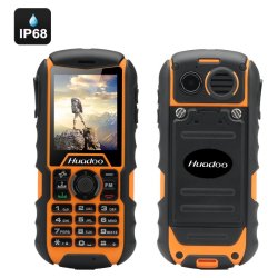 Huadoo H1 IP68 Rugged Cell Phone Yellow