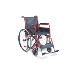 Steel Wheelchair - Pvc Detchable Arm And Foot Rest