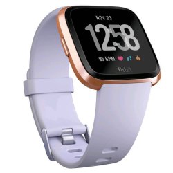 Fitbit Versa Smartwatch in Periwinkle & Rose Gold