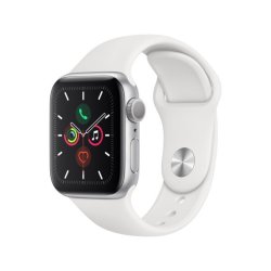 Apple Watch Series 5 Gps 40MM - Silver Aluminiun Case With White Sport Band