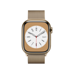 Apple Watch 45MM Series 8 Gps + Cellular Aluminum Case Stainless Steel - Gold Best