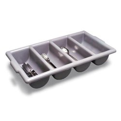 BCE Cutlery Tray Grey 4 Division - 500 X 300MM CTH0004