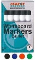 Parrot Whiteboard Markers - 3MM Bullet Dark Blue Box Of 10