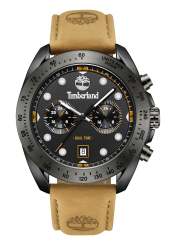 Timberland Gents Carrigan Black Dial 3 Hands Dual Time Watch