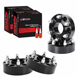 4PC Richeer 2 Hub Centric Wheel Spacers Compatible With 2005-2020 Frontier 2005-2012 Pathfinder 2005-2015 Xterra 6X114.3MM Bp With M12X1.25 Studs 66.1MM Center Bore