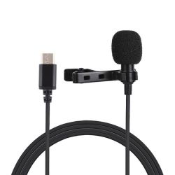 Puluz 1.5M Usb-c Type-c Wired Condenser Recording Microphone