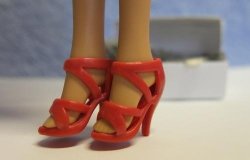 Red Sandals For Barbie