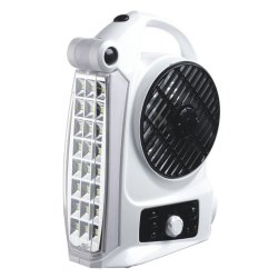 emergency light with fan and radio