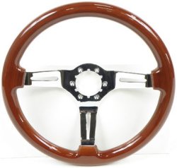 Wooden 330MM Steering Wheel