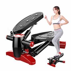 MINI Dtnsstb Stepper Machine Including Resistance Bands For Home Mute Aerobic Step Swing Exercise Fitness Equipment Slimming Legs Arms Thigh Toner Training Climbing Jogging