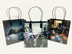 Marvel Batman V Superman Party Favor Gift Goodie Bag - 12 Pieces By Disney