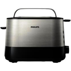 Philips Silver black Toaster HD2637 91