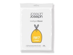 Joseph Joseph IW7 20L Custom-fit Bin Liners Pack Of 20 Grey