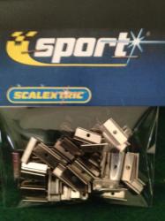 Scalextric - C8225 Middle Track Clips 1:32 Scale Nos