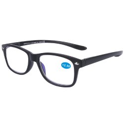 Reading Glasses Magnet With Pouch Matt Black 2.50