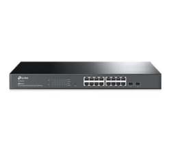 TP-link 18 Port Smart Switch - 16X 1GBE Ports 2X 1GBPS Sfp Ports Rackmount Form Factor