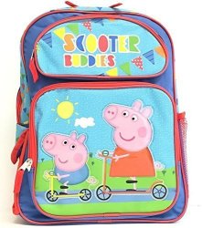 Peppa Pig Scooter Buddies 16" Large Backpack