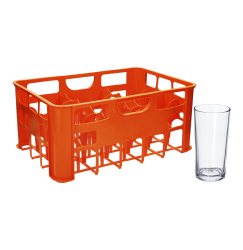 24'S Hiball Glasses In Crate