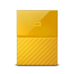 Wd 2TB Yellow My Passport Portable External Hard Drive - USB 3.0 - WDBYFT0020BYL-WESN Renewed