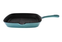 Eetrite Square Grill Pan - Turquoise