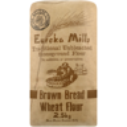 Eureka Mills Traditional Unbleached Stoneground Brown Bread Wheat Flour 2.5KG