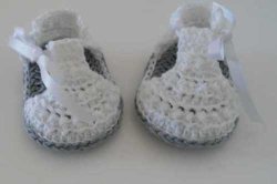 Crochet Baby Summer Shoes