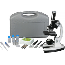 Amscope 300x-600x-1200x Educational Beginner Biological Microscope Kit