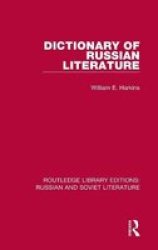 Dictionary Of Russian Literature Hardcover
