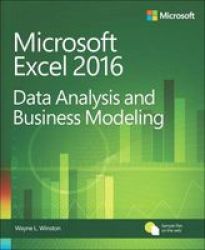 Microsoft Excel Data Analysis And Business Modeling Paperback 5th