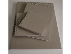 The Velvet Attic - Creaticca Metal Craft Blank Book Spiral Bound - 10CM X 10CM