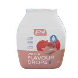 Water Flavour Drops 45ML Assorted - Litchy