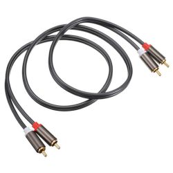 1.8M 2RCA To 2RCA Male To Male Audio Cable