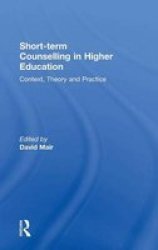 Short-term Counselling In Higher Education