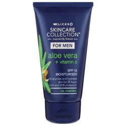 Clicks Skincare Collection For Men Daycream Aloe Vera 50ML