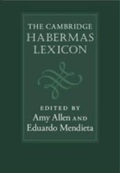 The Cambridge Habermas Lexicon Hardcover
