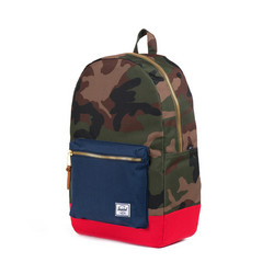 Herschel Supply Company Settlement Backpack Woodland Camo red Navy