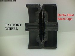 Pinewood Derby Speed Wheels - Derby Dust Black Op's - Black By Derby Dust