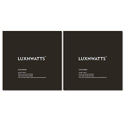 Luxnwatts 2PCS 3D Printing Build Surface Heated Bed Cover 220X220MM 8.6" X 8.6" Square For Anet A6 A8 3D Printer Black
