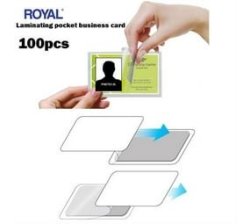 Laminating Pocket Business Card