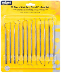 Rolson 12pc Stainless Steel Probes Set