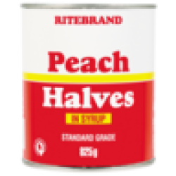 Peach Halves In Syrup Can 825G