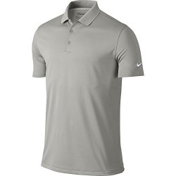 Nike Men's Dry Victory Polo Pewter Grey white Small